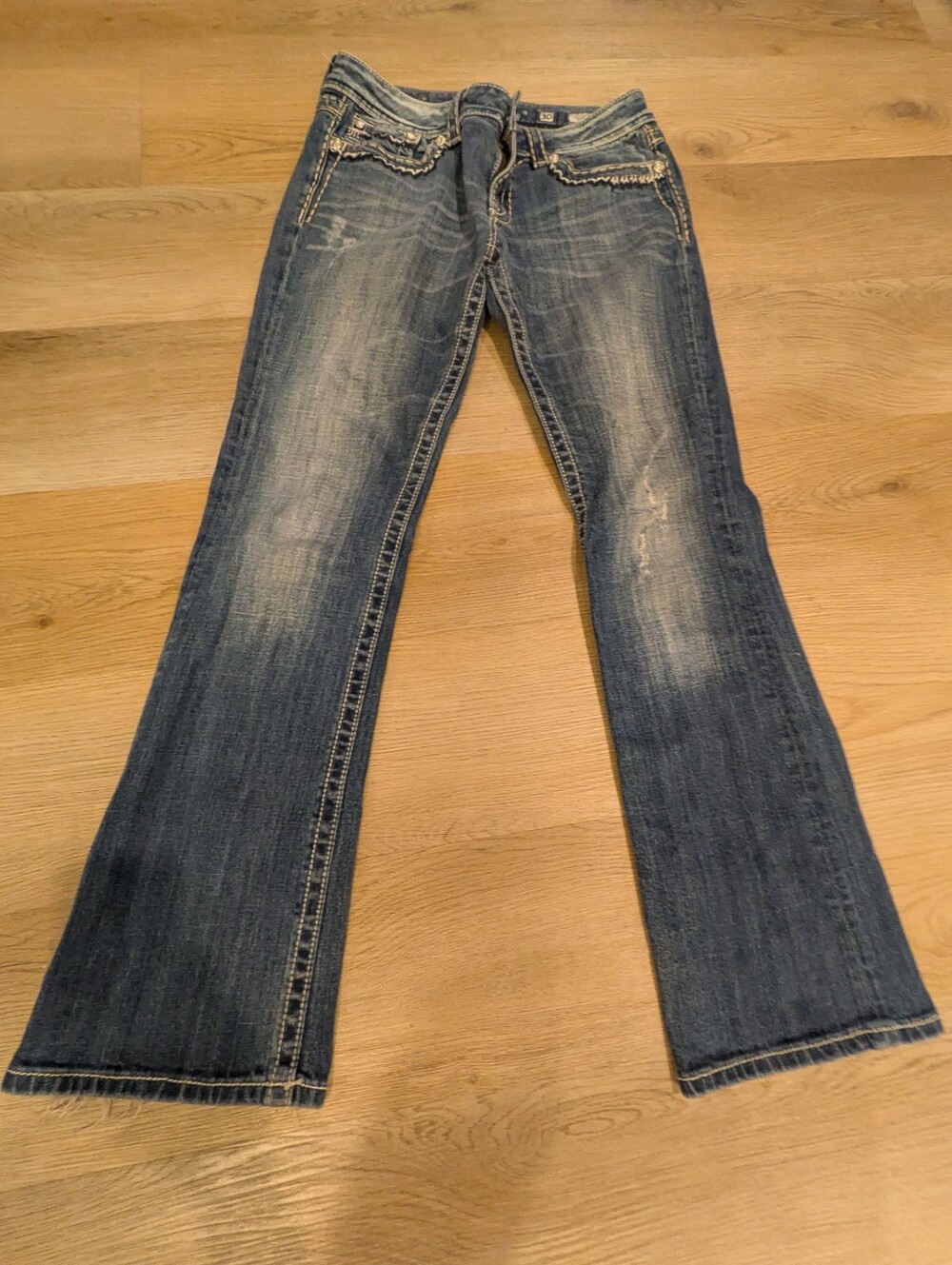 Miss Me Bedazzled Jeans Boot Size 30